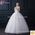 2017 fashionable slim fit off-shoulder princess wedding dress bridal gown